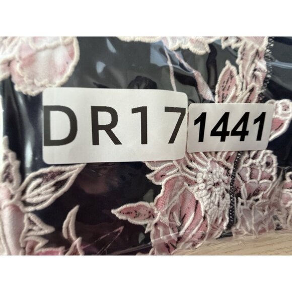 Ladies Sami & Jo short sleeve floral midi Size size Small pink black s - Picture 8 of 9